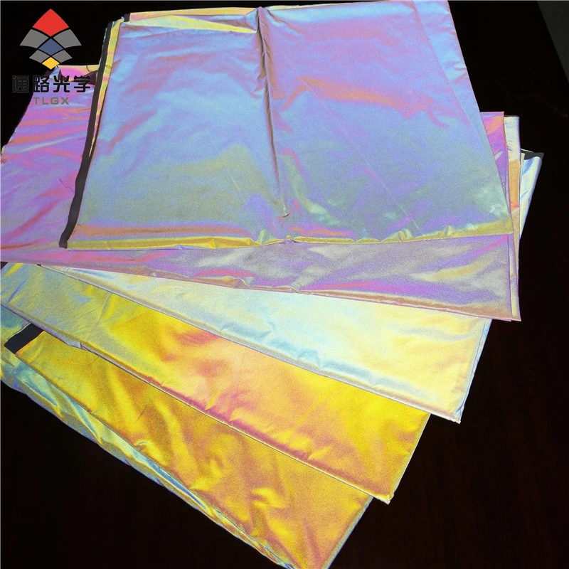 Reflective Textile High Light Durable Reflective Rainbow Fabric