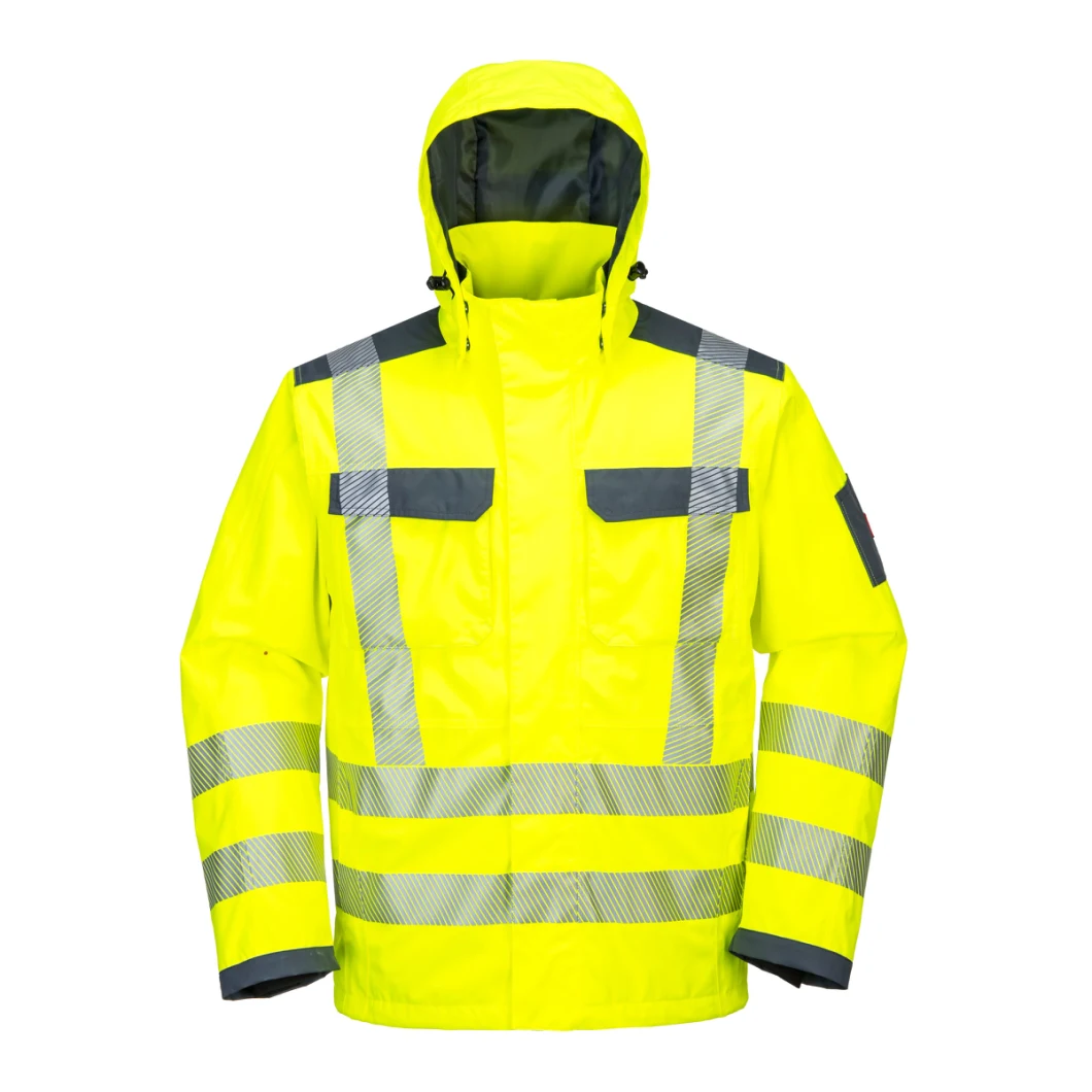 Safety Hi VI Custom Padding Quilted Reflective Jackets for Worker
