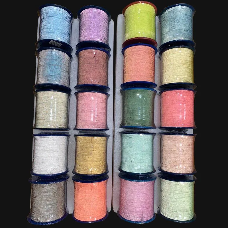 High Visibility Double Side Reflective Yarn Thread/Single Side Reflective Yarn for Knitting Weaving