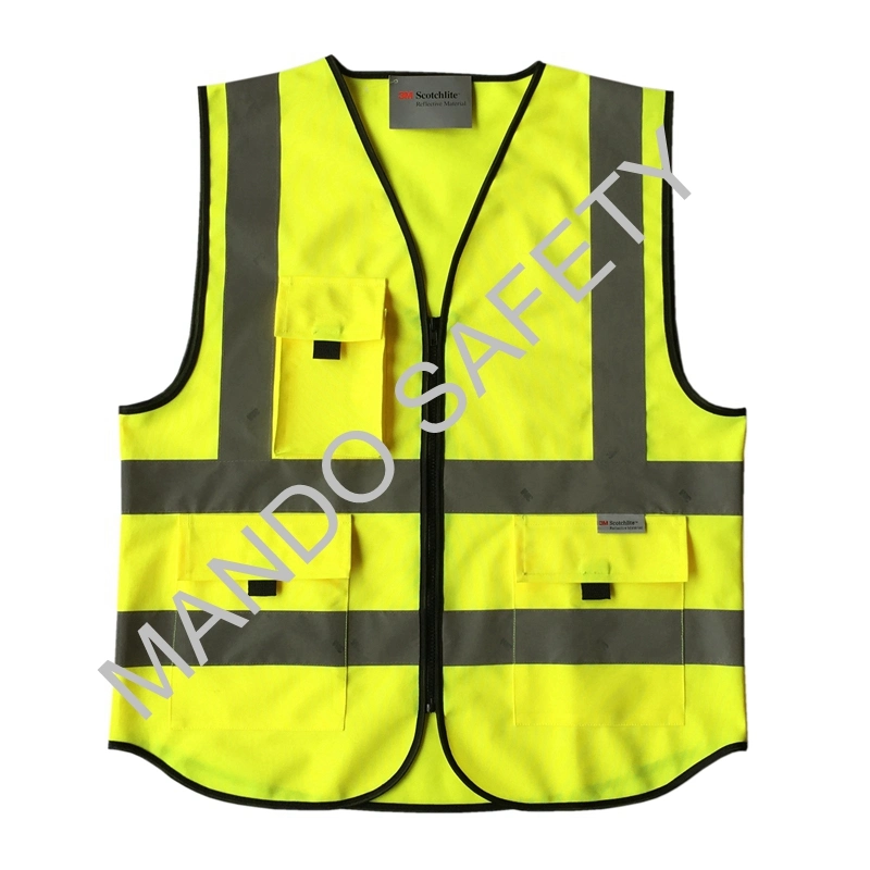High Quality 3m Safety Workwear High Visibility Safety Vest