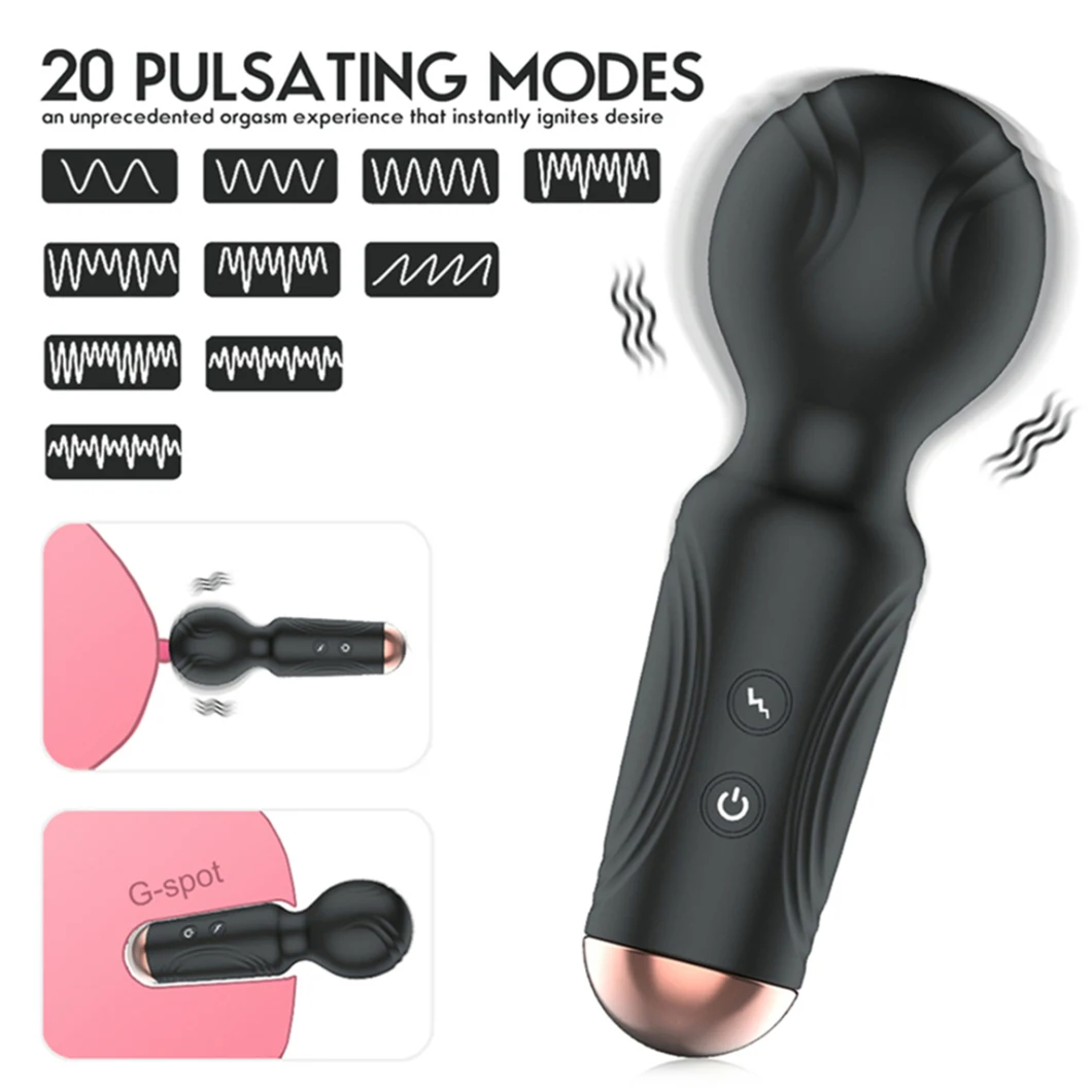 Women AV Clitoris Stimulator G-Spot Vibrator Vibrating Dildo Adult Other Sex Products