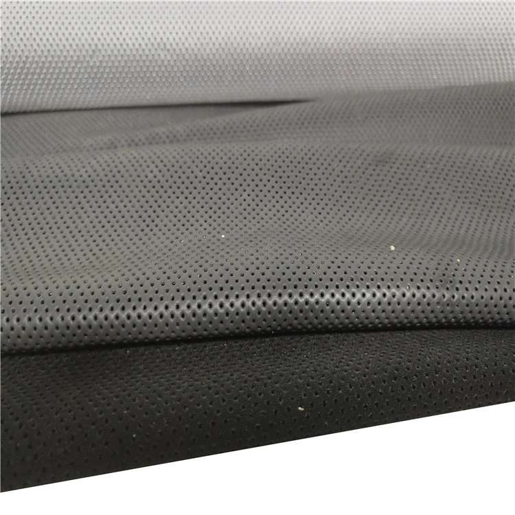 Silver Spandex Reflective Fabric with Hole