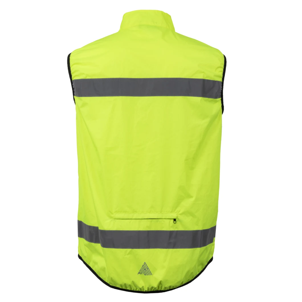 Reflective Work Vest High Visible Safety Vest Fluorescent Green Can Be Customized Logo