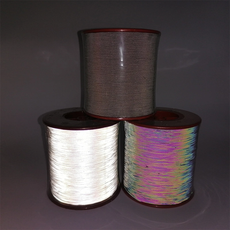 150d / 2 Embroidery Reflective Thread Sewing Reflective Yarn for Weaving