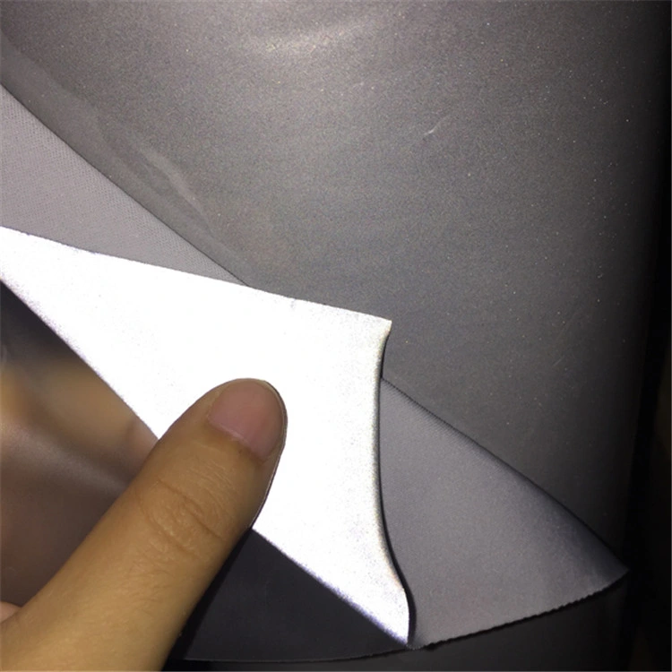 Silver Spandex Reflective Fabric