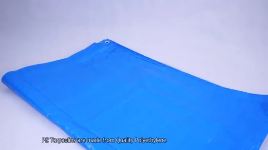 60-160GSM Reflective PE Tarpaulin Sheet Plastic Fabric